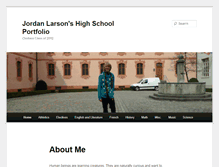 Tablet Screenshot of larsonjordanportfolio.com